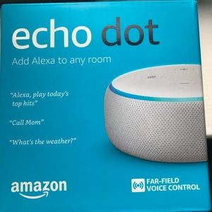 Amazon echo dot. (NEW)